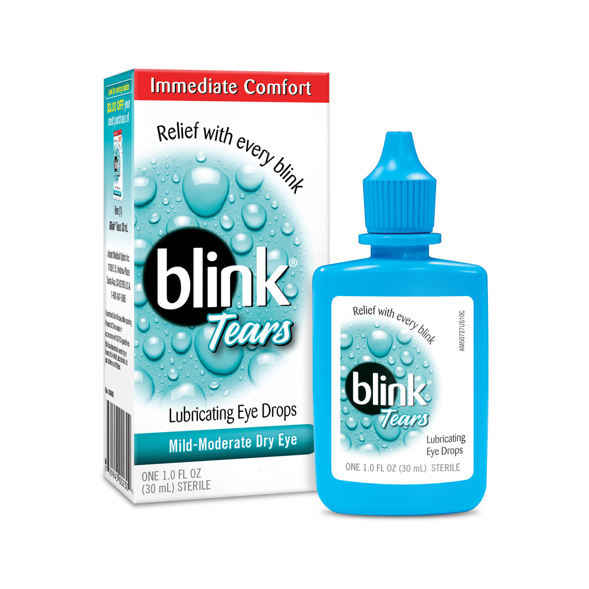 Gotas Lubricantes para los Ojos Blink Tears - 1 Fl Oz