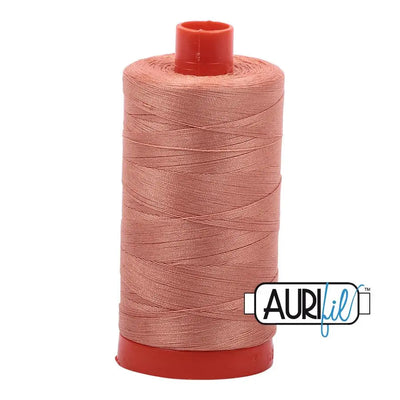 Bobina Grande de Algodón Aurifil 50wt Durazno