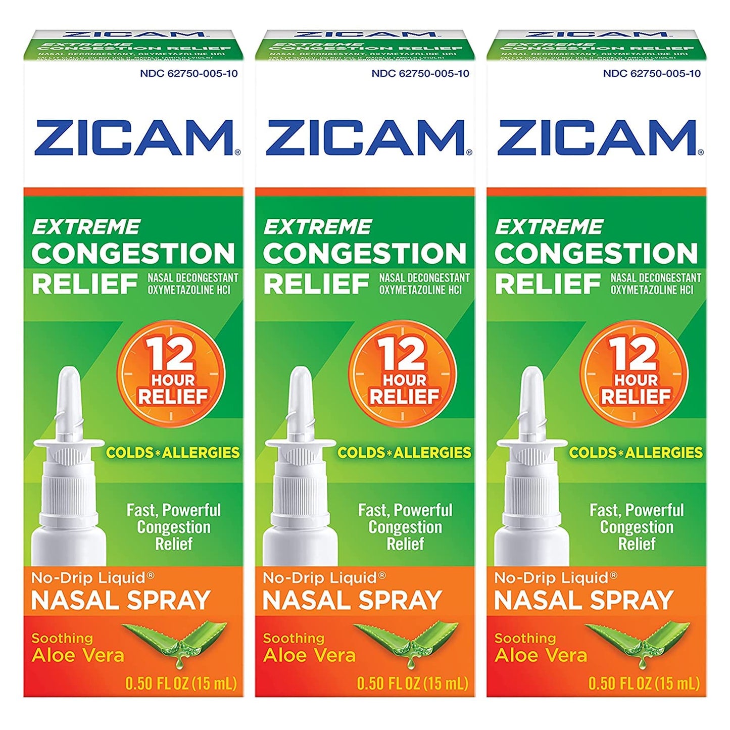 Zicam Extreme Congestion Relief Nasal Spray with Aloe Vera