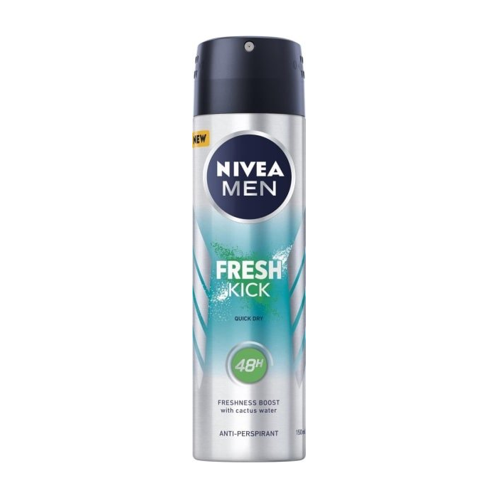 Nivea Men Fresh Kick Spray Déodorant Antitranspirant 150 ml