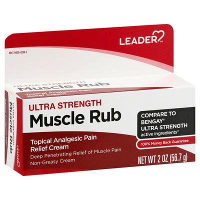 Leader Ultra Strength Muscle Rub - 2 Oz
