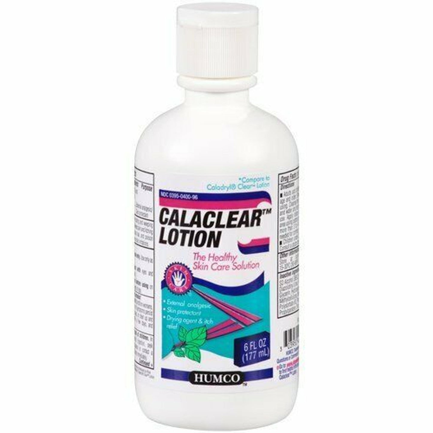 Lotion Humco® Calaclear® – Formule claire anti-démangeaison – 6 Fl Oz