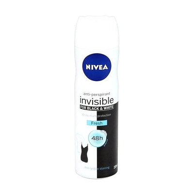 Nivea Black & White Invisible Fresh 150ml - Premium Antiperspirant