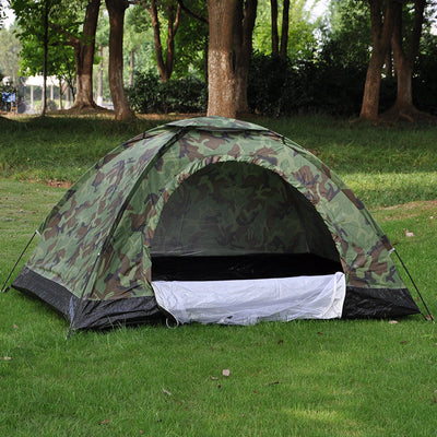 Double Camouflage Leisure Tent for Outdoor Adventures
