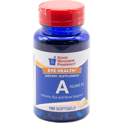 GNP Vitamin A 10,000 Unit Softgels - 100 Count