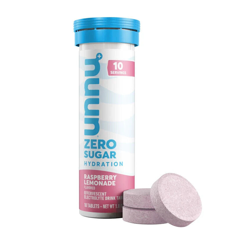 Nuun Sport Zero Sugar – Raspberry Lemonade (10 Tabs)