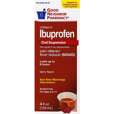 Good Neighbor Pharmacy Ibuprofen Child Suspension - Berry Flavor 4 Oz