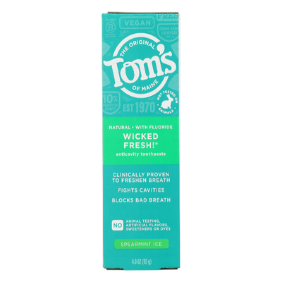 Tom's Wicked Fresh Spearmint Toothpaste - 4 Oz