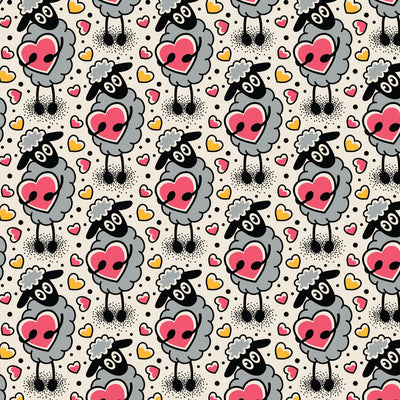 Love Letters Love Ink Cotton Fabric - 44"/45" Per Yard