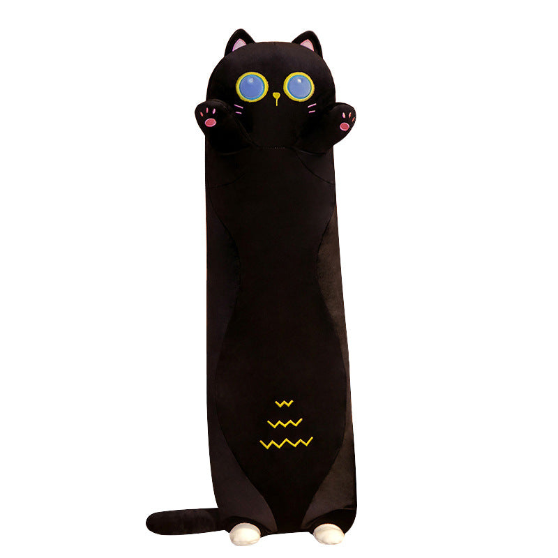 Japanese Chubby Cat Plush Toy Doll Cute Cat Pillow Children Bed Long Pillow Doll - Korvel