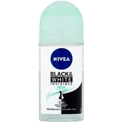 Nivea Black & White Invisible Fresh Antiperspirant 50ml