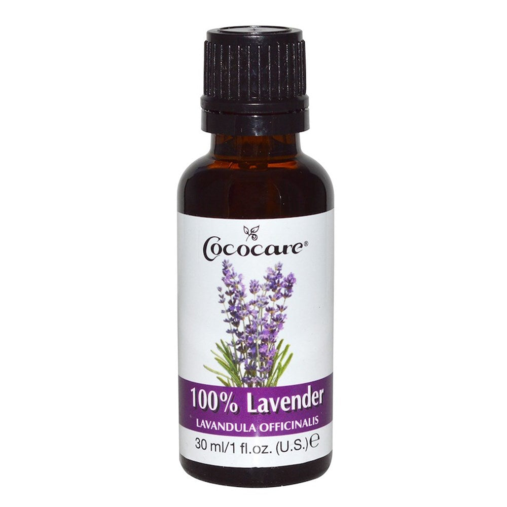 Aceite de Lavanda Cococare - Aceite Esencial 100% Natural - 1 Fl Oz