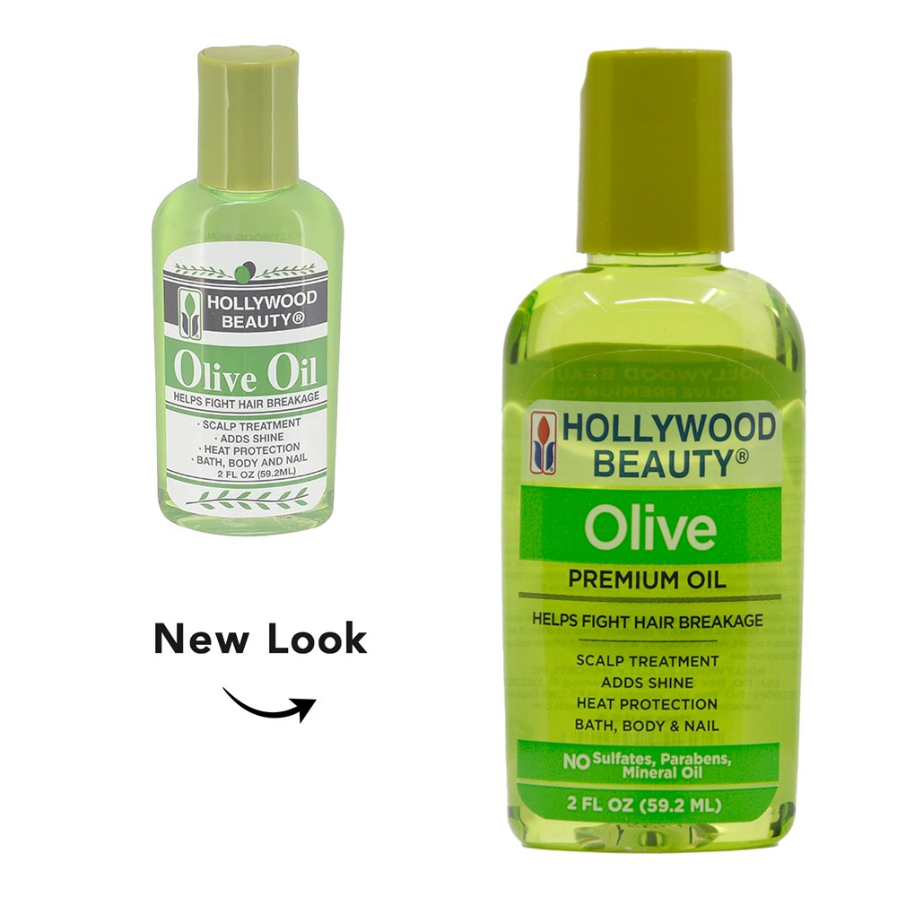 Tratamiento del Cuero Cabelludo con Aceite de Oliva Hollywood Beauty - 2oz
