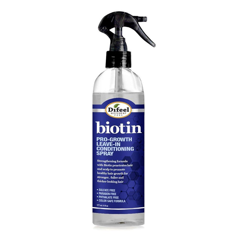Difeel Pro-Growth Biotin Spray Acondicionador Sin Enjuague 6 Oz
