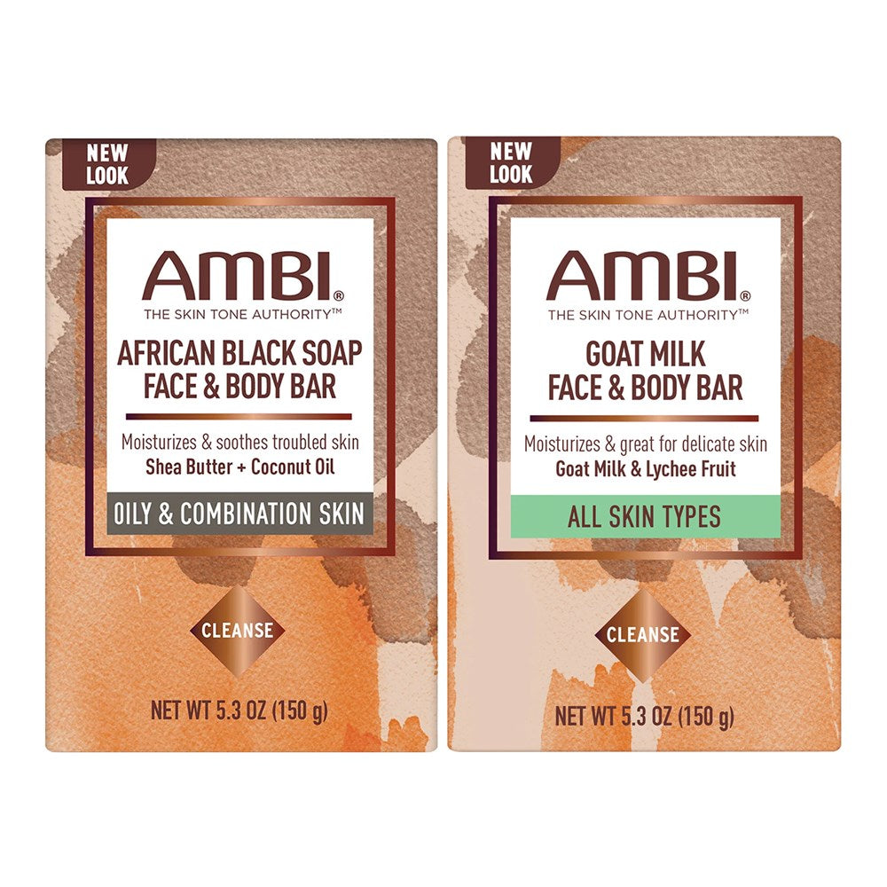 Jabón Negro Africano Ambi Skin Care con Manteca de Karité - 5.3 Oz