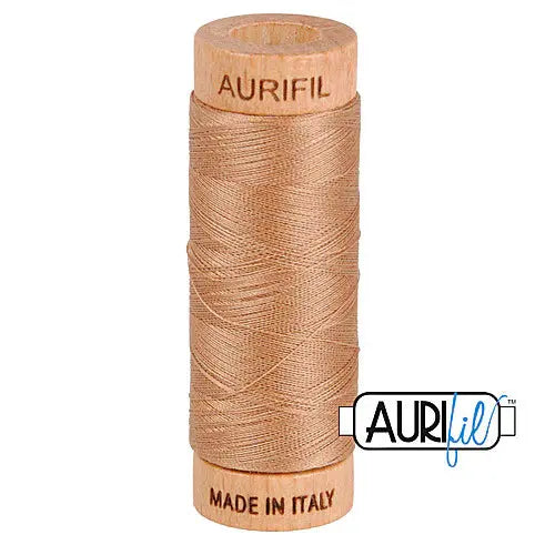 Bobine de coton Aurifil 2340 Cafe' au Lait 80wt