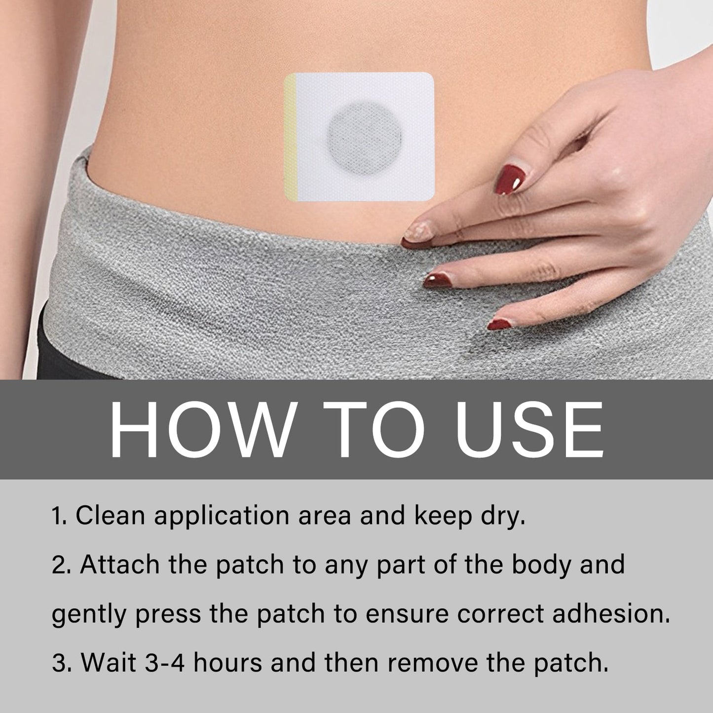 Bee Venom Lymphoid Body Shaping Patch, Firming Flab Fat Belly Arms Bye Meat Body Lymph Care Patch - Korvel