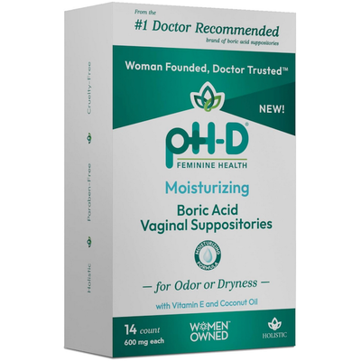 pH-D Feminine Health Support Suppositories - 14ct