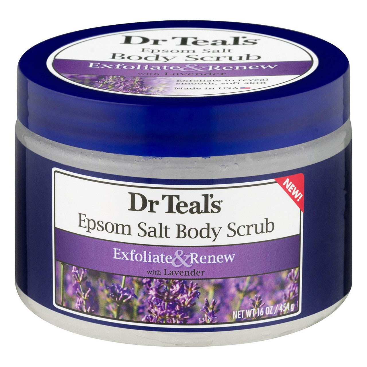 Gommage corporel Dr Teal's Exfoliate & Renew au sel d'Epsom - 16 oz