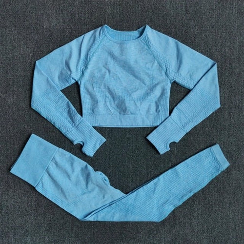 FlexFit Seamless Women’s Yoga Set: Comfort & Style
