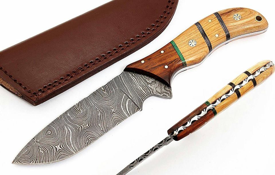 Premium Handmade Damascus Steel Hunting Knife - Korvel