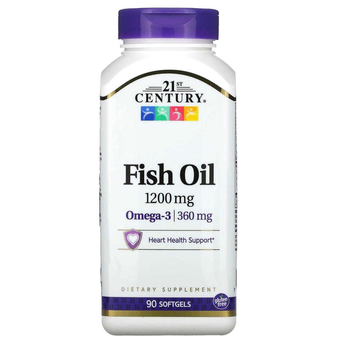 Gélules de poisson à haute force 1200 mg 21e siècle
