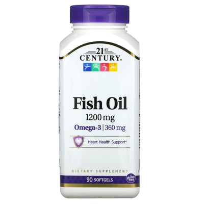Gélules de poisson à haute force 1200 mg 21e siècle
