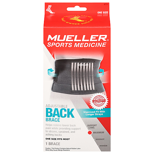Mueller Sport Care Adjustable Back Brace - Maximum Support
