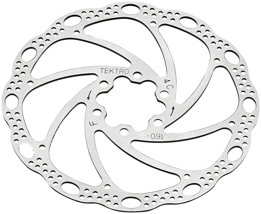 Rotor de disco Tektro TR140-22 - 140mm 6-Bolt Plata