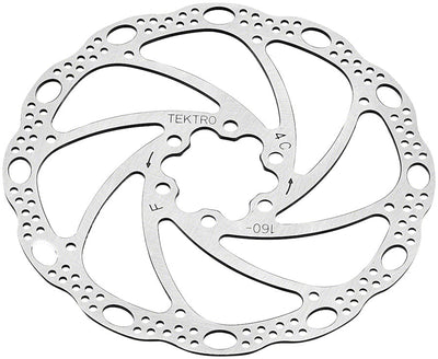 Rotor de disque Tektro TR140-22 - 140 mm 6-Bolt Argent