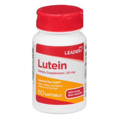 Gélules molles Leader Lutein, 20 mg - Soutien oculaire premium