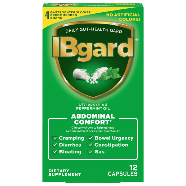 Cápsulas de Comfort Abdominal IBgard - 12 Contenido