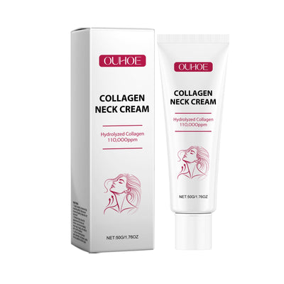 Collagen Neck Cream, Moisturizing And Nourishing Neck Skin Care Firming Massage Moisturizing Neck Cream - Korvel