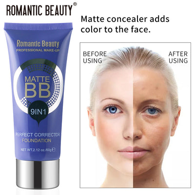 Omantic Beauty Liquid Foundation To Beautify Facial Pores Concealer Not Easy To Take Off Makeup BB Cream - Korvel