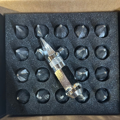 Premium Polished Steel Lugnuts with Spike - 12x1.5 - Korvel