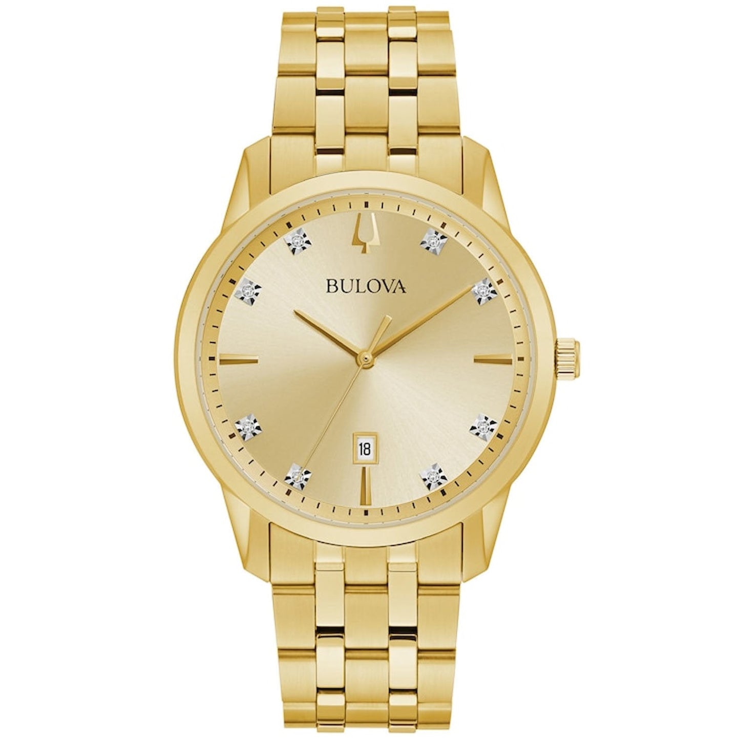 Reloj Bulova para Hombre Sutton - Elegante Esfera Dorada