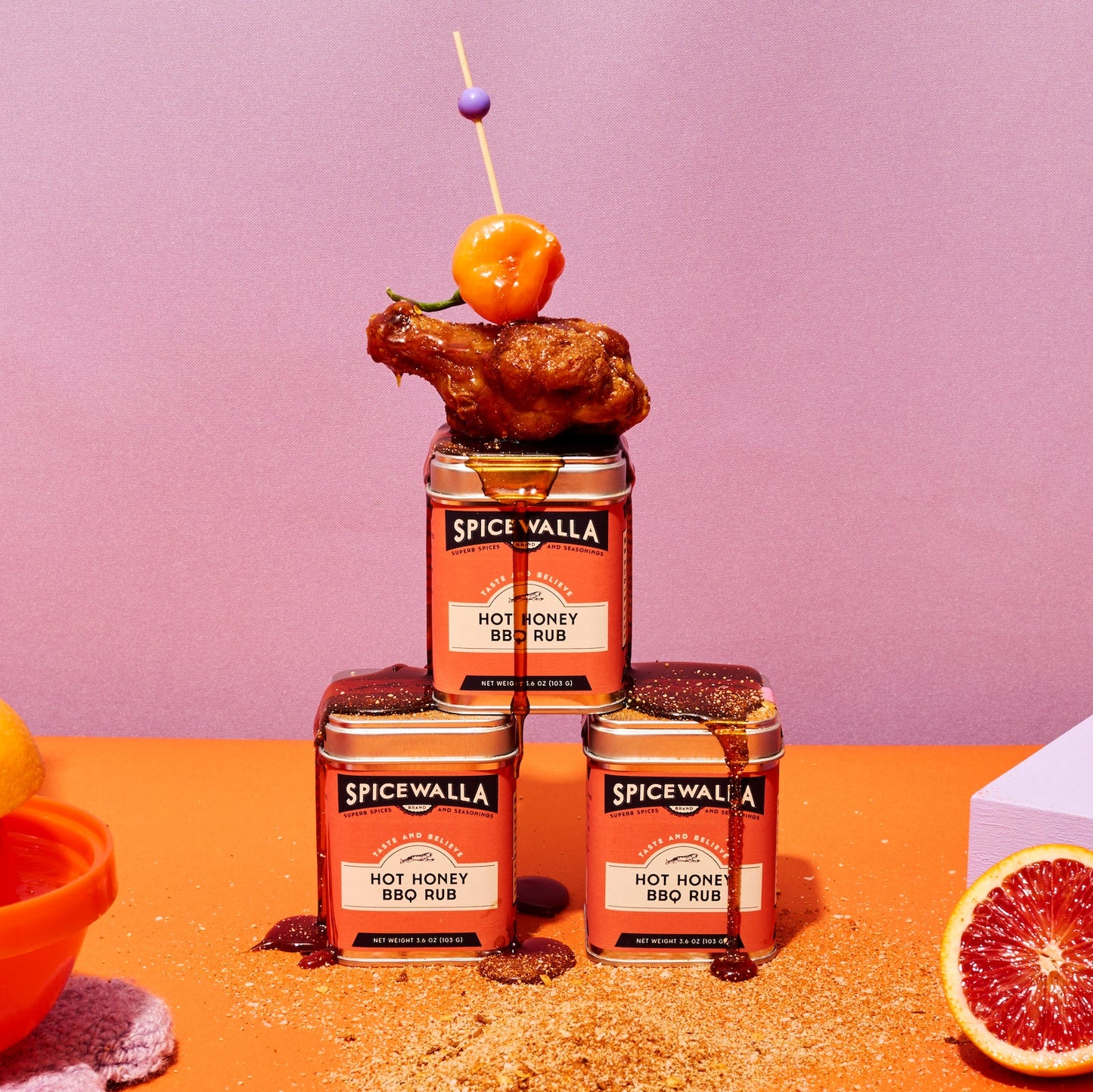 Hot Honey BBQ Rub - 3.6 oz