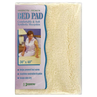 Essential Medical Supply Bed Pad - Sheepette Synthetic Sheepskin 30 x 40 in