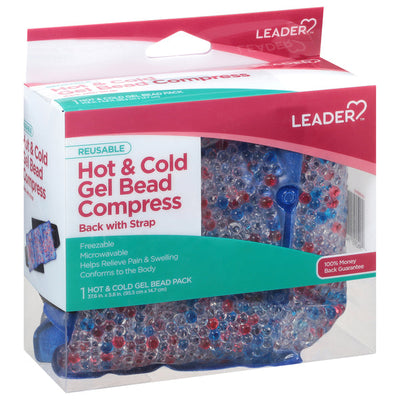 Compresse de Gel à Billes Chaud & Froid Leader™ – Dos avec Sangle