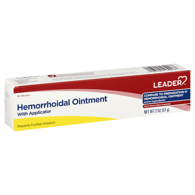 Leader Hemorrhoidal Ointment with Applicator, 2 Oz