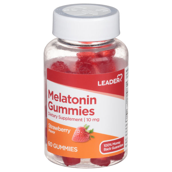 Leader™ Melatonin 10 mg Gummies – Saveur Fraise