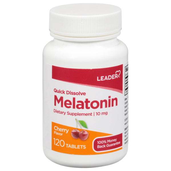 Leader™ Mélatonine – 10 mg Saveur Cerise à Dissolution Rapide