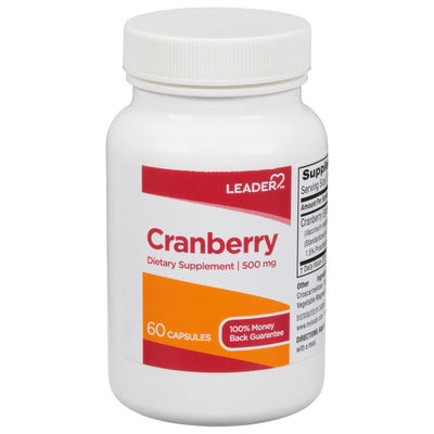 Leader® Cranberry Supplement – 500 mg Capsules