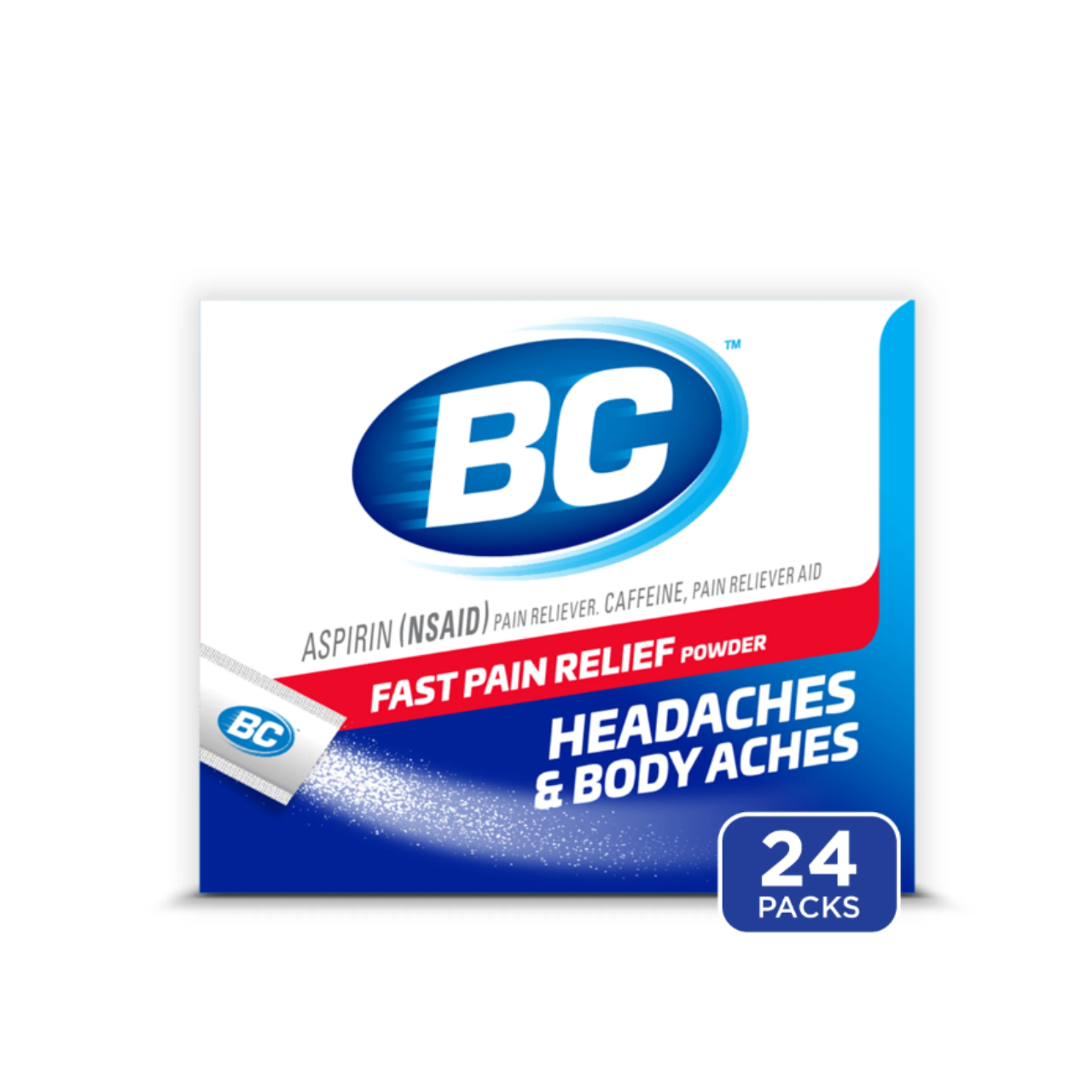 Polvo de Alivio Rápido de Dolor BC® – Paquete de 6 (24ct por caja)