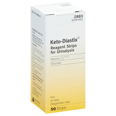 Keto-Diastix Reagent Strips for Urinalysis