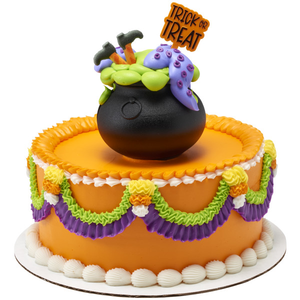 Cauldron Cake Topper for Spooky Celebrations
