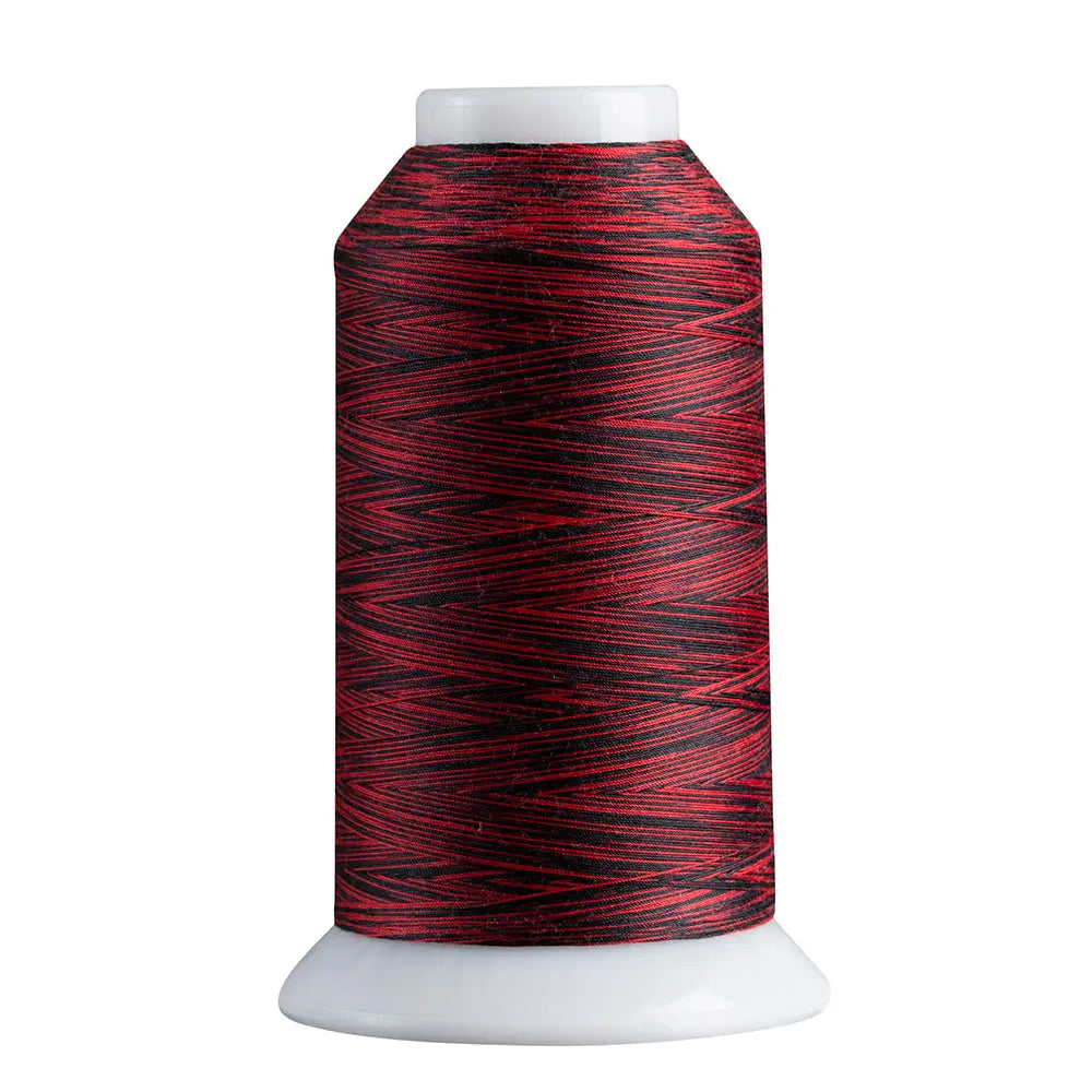 Hilo de poliéster variegado Superior Spirit 805 rojo/negro