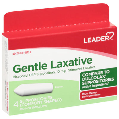 Leader Gentle Laxative Suppositories - 10 mg
