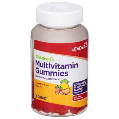 Gommes multivitaminées pour enfants Leader Health Care - Saveurs de fruits assorties