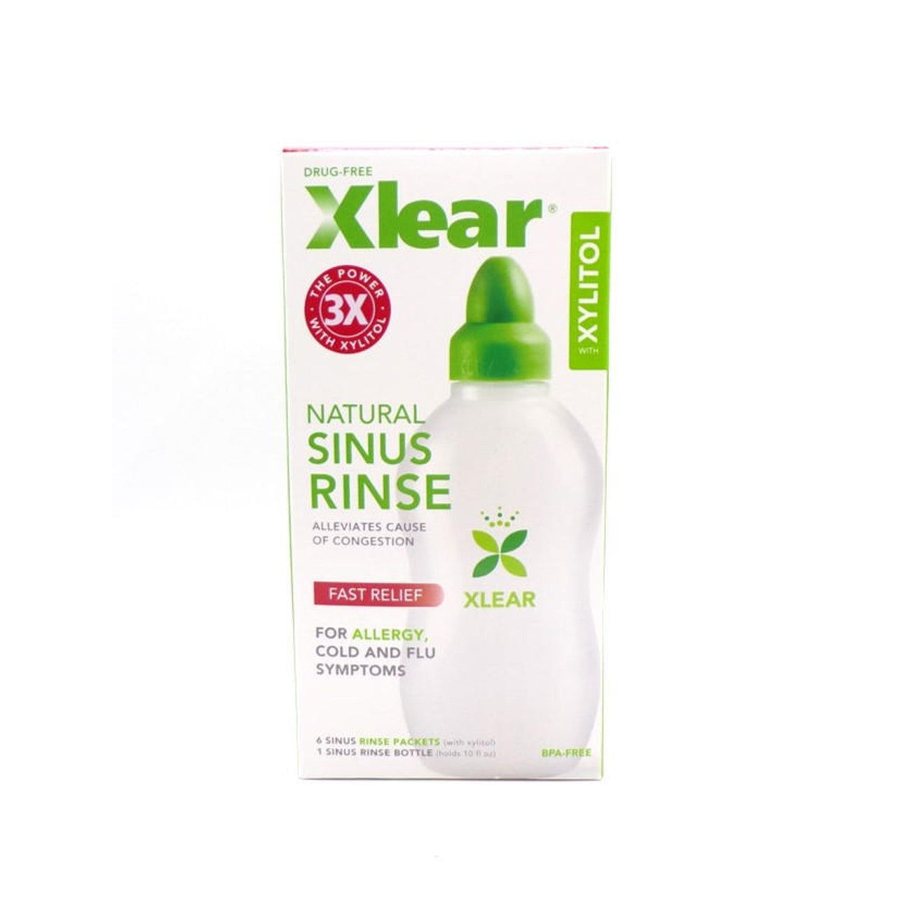 Xlear Sinus Care Rinse Kit with Xylitol – Premium Nasal Irrigation
